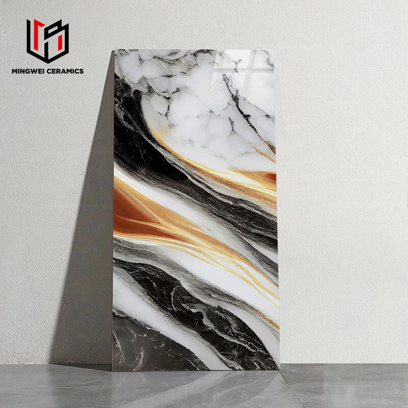 Rangli sirlangan qovurilgan oltin plitkalar